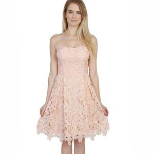 Soieblu strapless lace dress